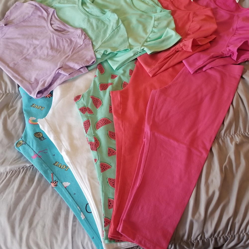 Girls capris/tops